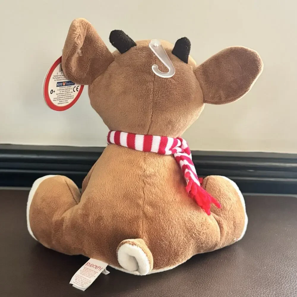 Sold! Kids Preferred RUDOLPH the Red Nosed Reindeer Sitting Plush Scarf 50 Years